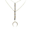 Gemmy necklace - 14kt gold Yellow sapphire and topaz