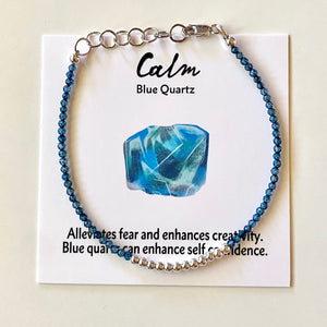 Essential Energy Bracelet - London Blue Quartz