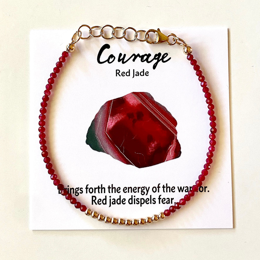Essential Energy Bracelet - Red Jade