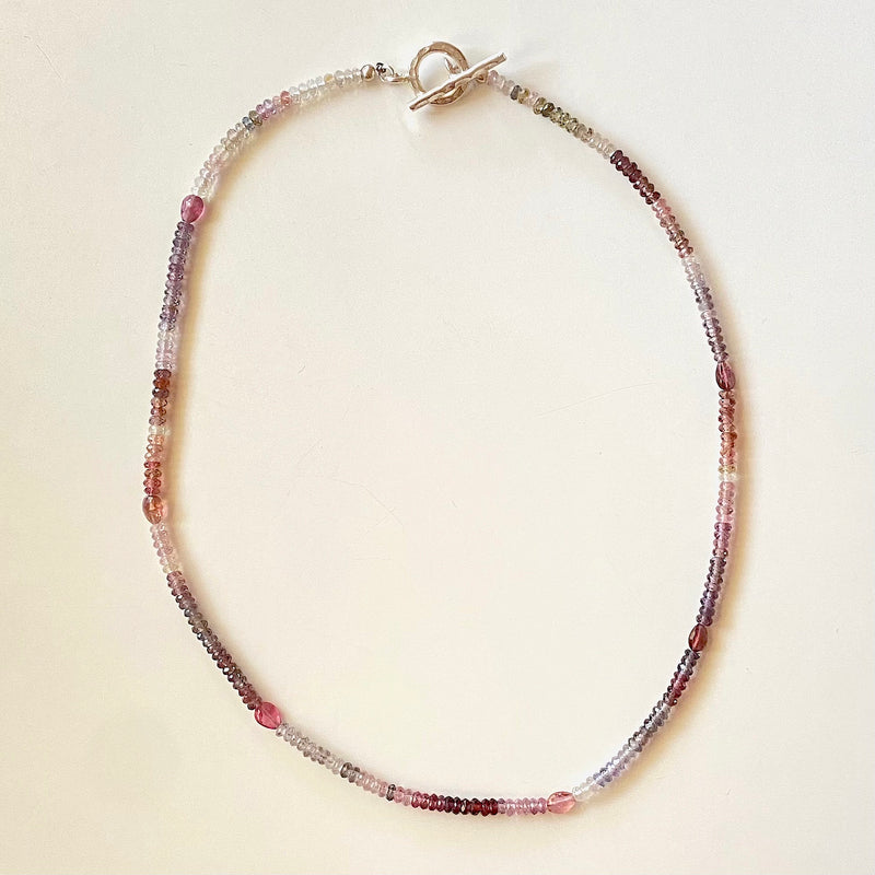 Gemmy necklace - Spinel and tourmaline