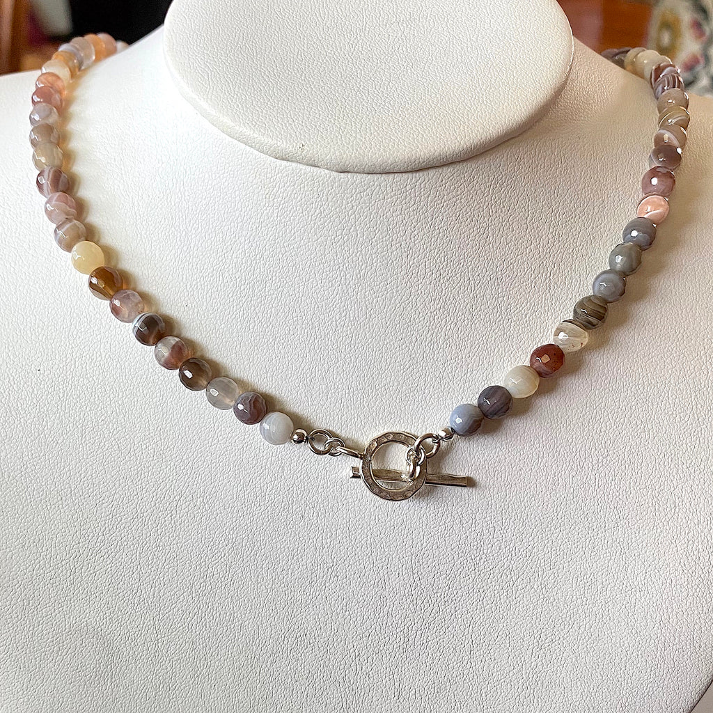 Gemmy necklace - Botswana agate