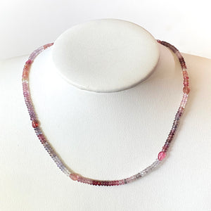 Gemmy necklace - Spinel and tourmaline
