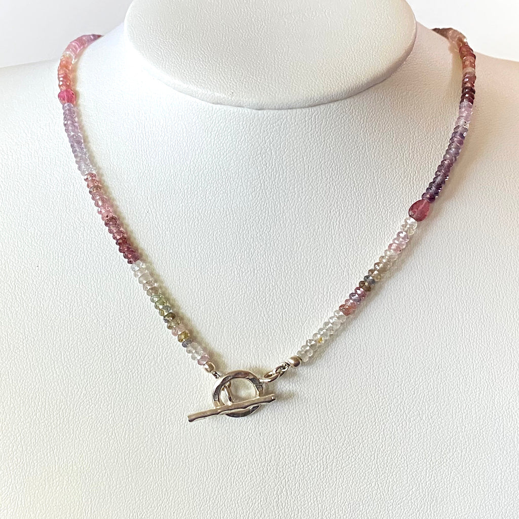 Gemmy necklace - Spinel and tourmaline