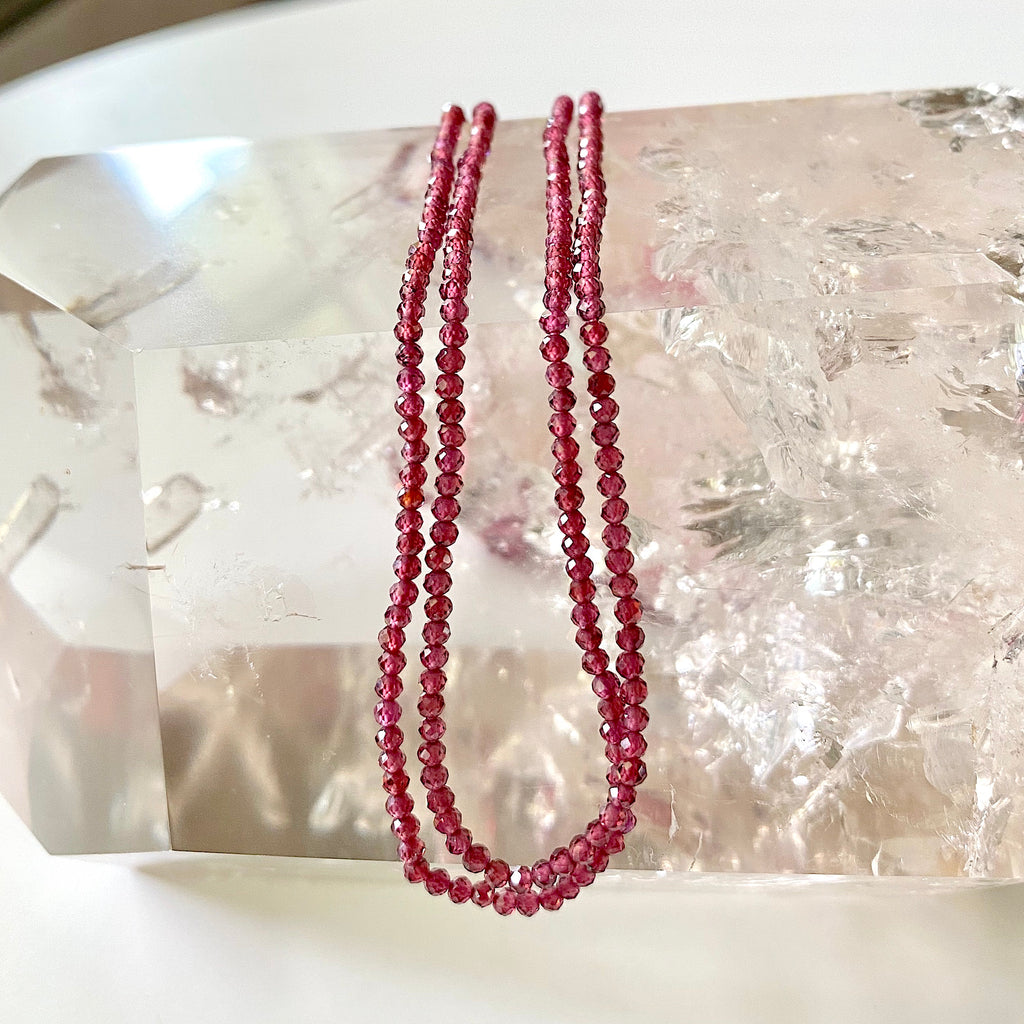 Essential Energy Bracelet - Rhodolite Garnet