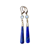 Alexandra Earrings - Lapis Blue