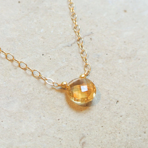 Essential Energy Gemstone Necklace: Pyrite - Confidence