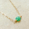 Essential Energy Gemstone Necklace: Peruvian Opal (Blue)-Communication