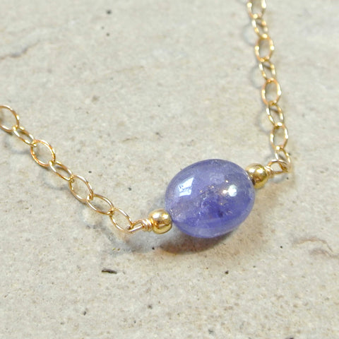 Essential Energy Gemstone Necklace: Aquamarine - Calming