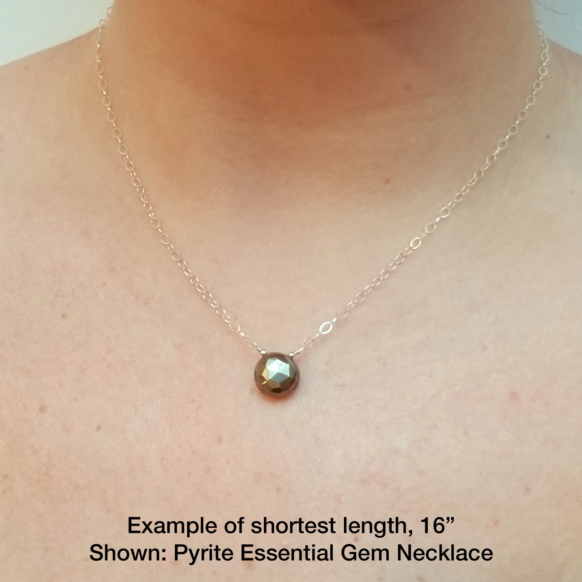 Handmade Peridot Gemstone Necklace – 18 Inch Lab Created Green Peridot Jewelry Gift