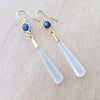 Alexandra Earrings - Lapis Blue