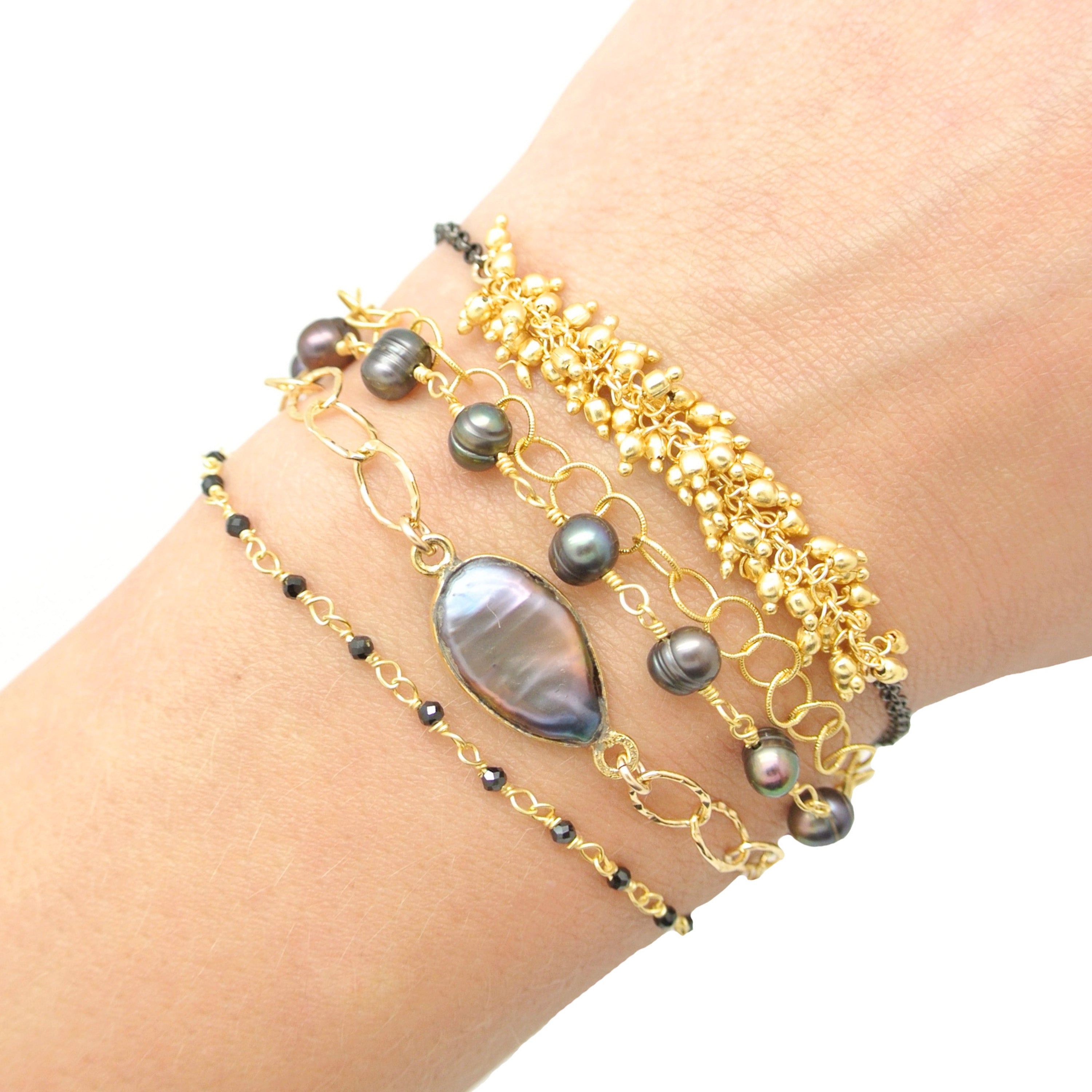 Wrap Bracelet-Black Pearl – Shaw Jewels